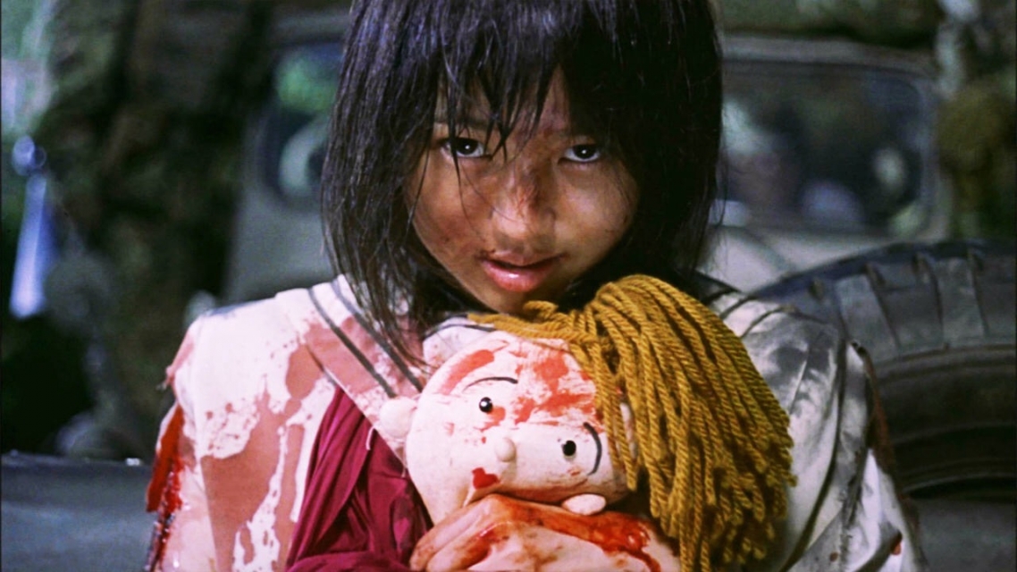 Shot from the movie "Battle Royale" Shot from the movie "Battle Royale"